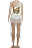 Asymmetric Statement Night Out Dress