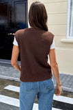 Casual Button-Front Vest