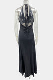 Geometric Pattern Casual Maxi Dress
