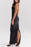 Bow-Detail Evening Dress