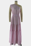 One-Shoulder Maxi Dress