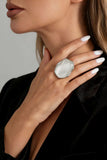 Iridescent Stone Statement Ring