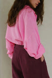 Button-Front Collared Shirt