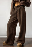 Relaxed-Fit Drawstring Casual Pants