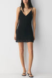 Tie Strap Wrap Mini Dress