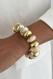 Mixed Stone and Bead Stretch Bracelet
