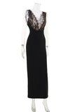 Lace V-Neck Sleeveless Bodycon Dress