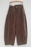 Distressed Cargo Pants