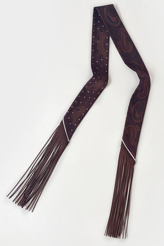 Printed Fringed Detail Scarf