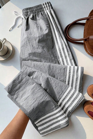 Casual Track Stripe Pants