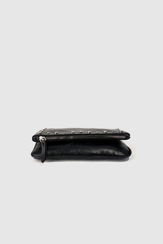 Studded Flap Chain Shoulder Bag