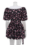 Casual Floral Dress with Pleated Skirt