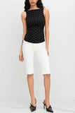 Polka Dot Tie-Back Tank Top