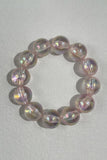 Iridescent Bead and Translucent Resin Bangle