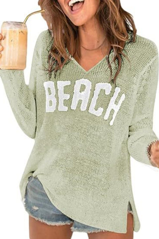 Casual Beach Knit Top