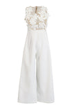 Floral Applique Jumpsuit