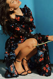 Floral Ruffle Skirt Set