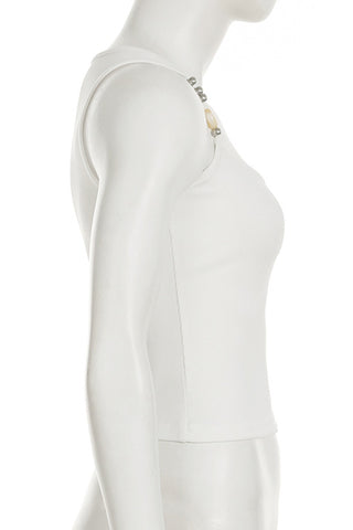 Beaded Strap Tank Top