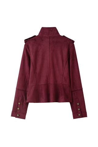 Double-Breasted Military Jacket