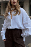 Button-Front Collared Shirt