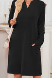 Relaxed Knit Casual Dress