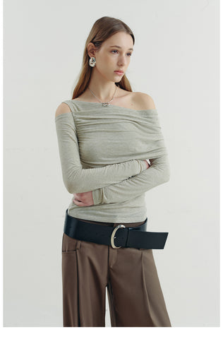 Asymmetrical Layered Knit Top