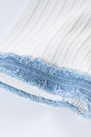 Button-Front Knit Maxi Dress