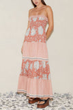 Floral Smocked Tiered Maxi Dress
