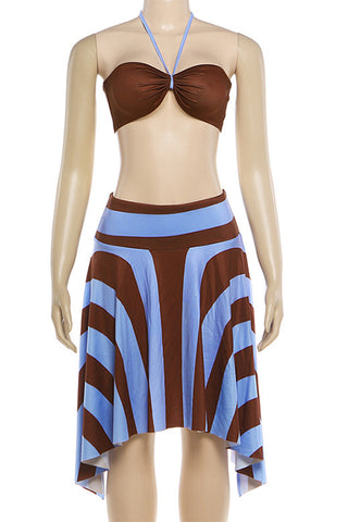 Vacation Ready Two-Piece Skirt Set