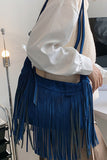 Bohemian Tassel Suede Hobo Bag