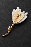 Dragonfly and Floral Lapel Pin