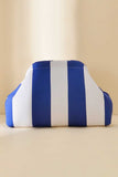 Geometric Stripe Cosmetic Bag