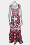 V-Neck Bohemian Maxi Dress