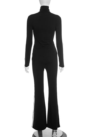 Zip-Up Track Pants Set