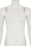 Beaded Strap Tank Top