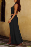 Halter Top Two-Piece Set