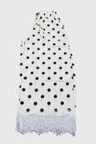 Drawstring Polka Dot Lace Pants