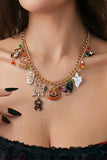 Halloween Charm Chain Necklace