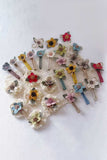 Floral Lace Ruffle Hair Clip