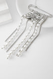 Floral Pendant Chain Brooch