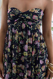Floral Sweetheart Maxi Casual Dress