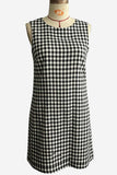 Sleeveless Gingham Dress