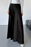 Wide-Leg Split Casual Pants