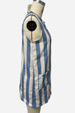 Striped Sleeveless Casual Dress