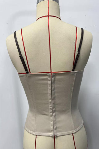 Sweetheart Neck Ruched Bust Cami