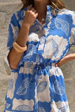 Two-Piece Printed Short Set
