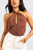 Twist Halter Bodysuit