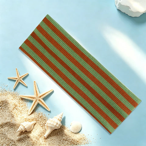 Striped Ribbed Elastic Headband