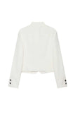 Double-Breasted Stand Collar Military Jacket