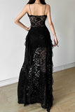 Spaghetti Strap Lace Dress